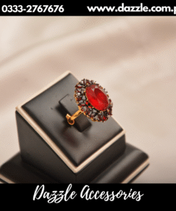 Captivating Red  Gem ring
