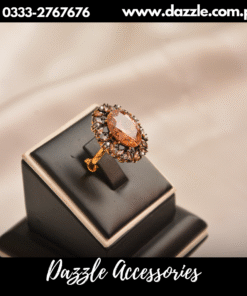 Captivating champagne  Gem ring