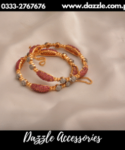 Captivating ruby zirconia bangles