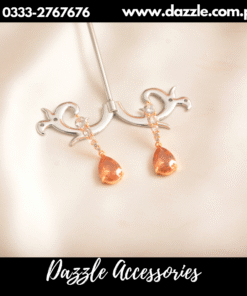 Champagne drop earrings