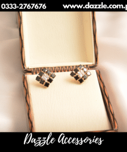 Decent black stone studs