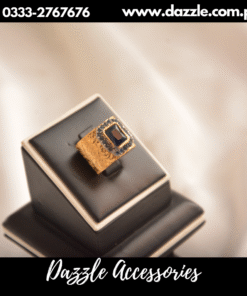 Elegant Blue gold Band ring