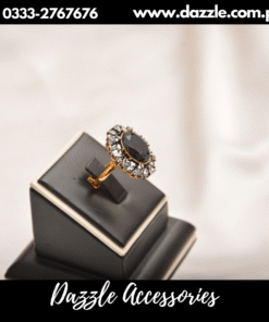 Exquisite Blue Zirconia Ring