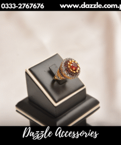 Exquisite champagne  Zirconia Ring