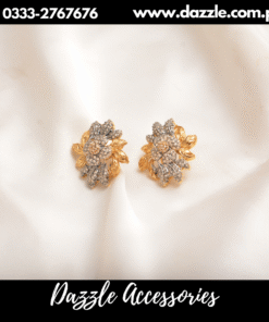 Glamorous Gold base zirconia Studs