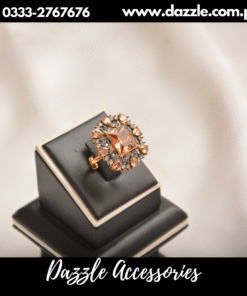 Glamorous champagne ring