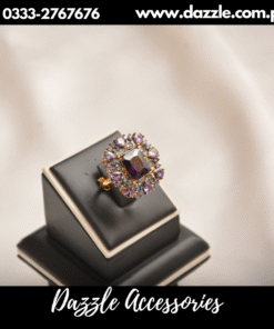 Glamorous purple ring