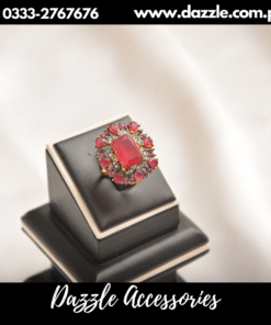 Glamorous ruby ring
