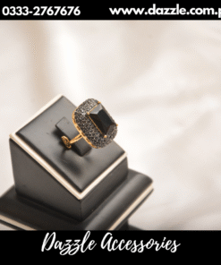 Inspiring Black Zirconia Ring