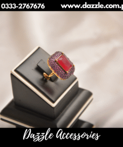 Inspiring Ruby Zirconia Ring
