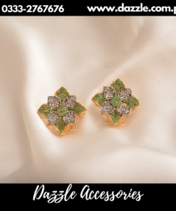 Majestic Zirconia green studs