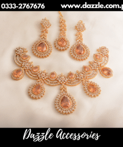 Mesmerizing  golden bridal set