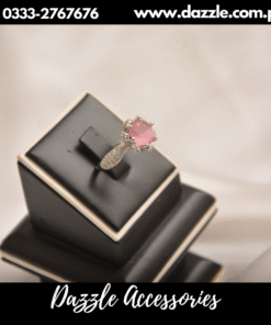 Princess pink Gem Ring