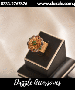 Stunning  multi floral Band ring