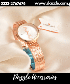 Timeless decency white Dial Golden watch