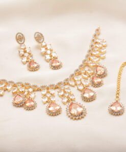 Angelic champagne gem drop set