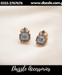 Captivating blue studs