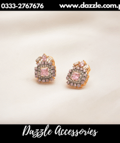 Captivating pink studs