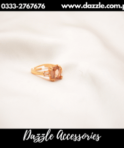 champagne Stone ring