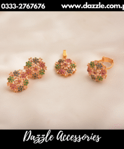 Dazzling gold plated multi combo set