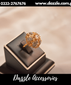 Gold plated champagne ring