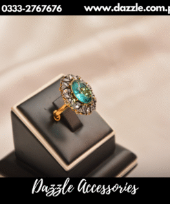 Sparkling ice blue Gem Ring