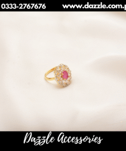 angelic ruby gold ring