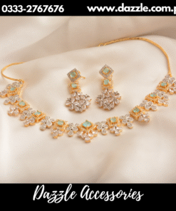 beautiful pink golden set