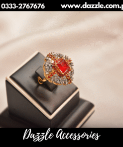 beautiful red carat ring