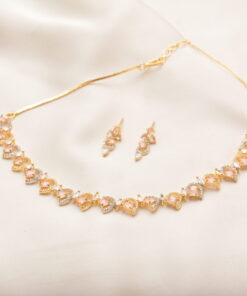 captivating gold pink set