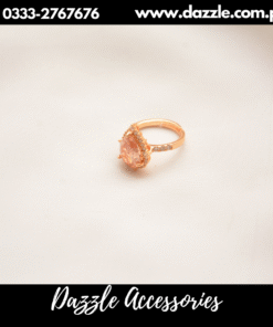 champagne stone ring
