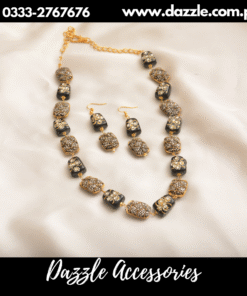 classic hand crafted black antique maala