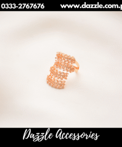 crystal Zircon long ring
