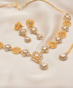 dazzling  gold plated set