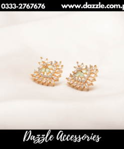 dazzling mint studs