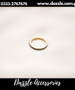 delicate black stone challa ring