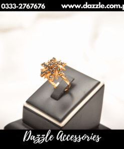 ganga jamni floral ring