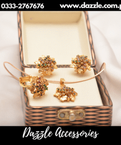 ganga jamni multi zirconia combo