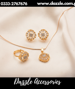 ganga jamni zirconia combo