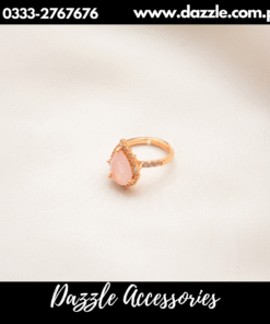pink stone ring