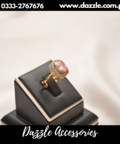 pretty pink Gem Ring