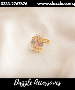 princess silver golden ring