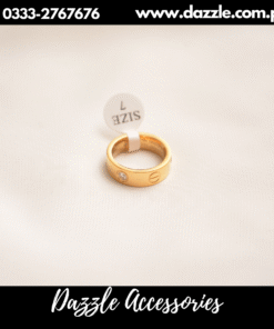 stainlesss steel branded challa ring