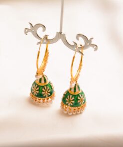 trendy baali jhumka earrings