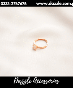 trendy single stone ring