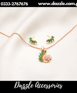 versatile green gold locket set