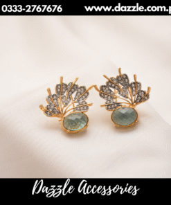Charming teal Blue gem Studs