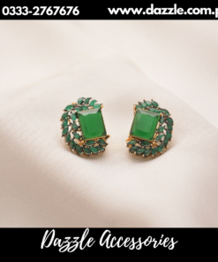 Elegant GREEN Studs