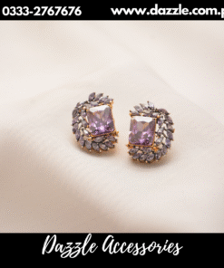 Elegant PUrple Studs