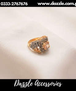 Gold plated Zirconia ring